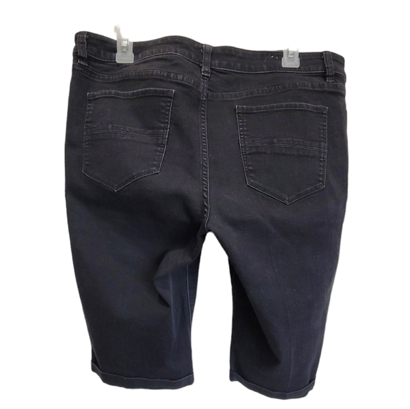 Soho Jeans New York & Co Denim Bermuda Shorts Sz 14 - Picture 2 of 7